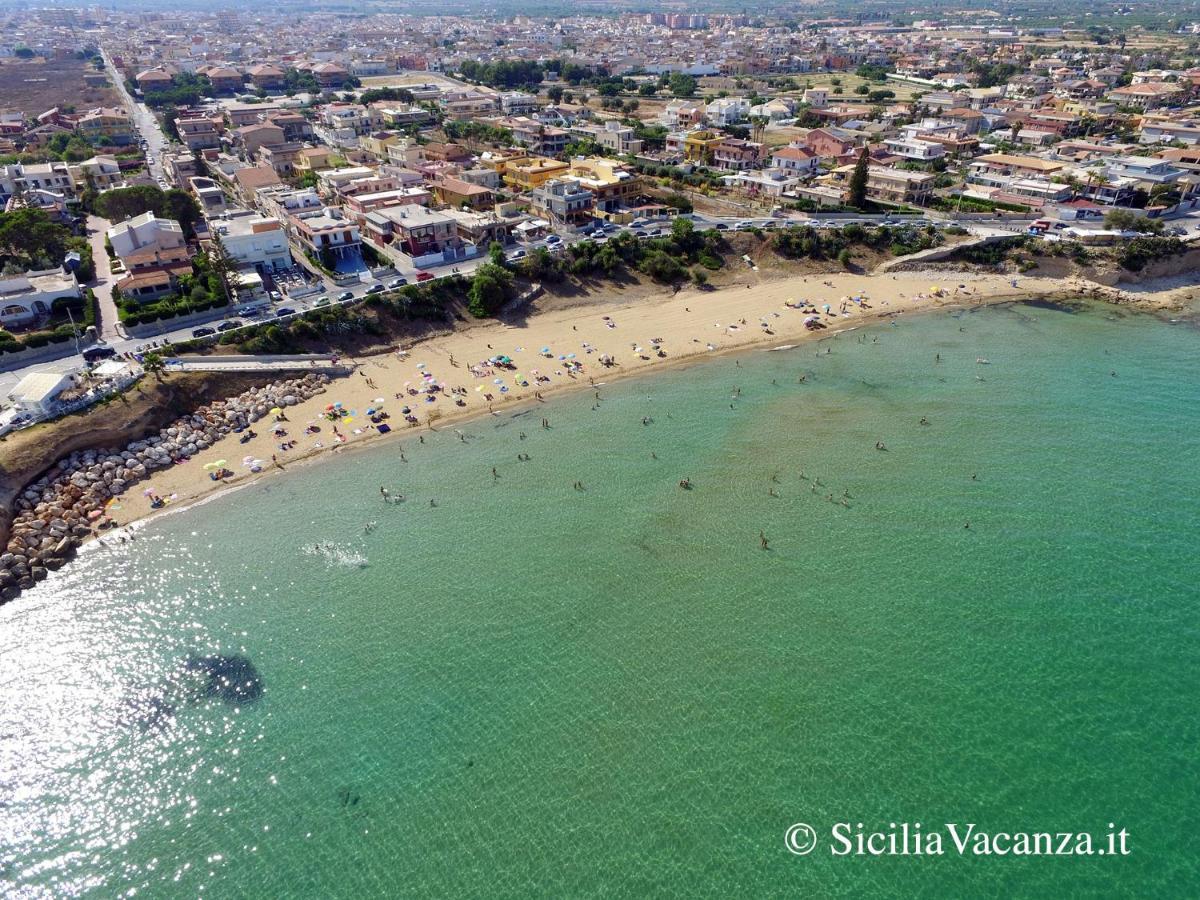 אבולה Vjman House Sea Beach - Siciliavacanza מראה חיצוני תמונה